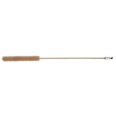 classic wool duster with a skinny cylindrical duster head for tight spaces